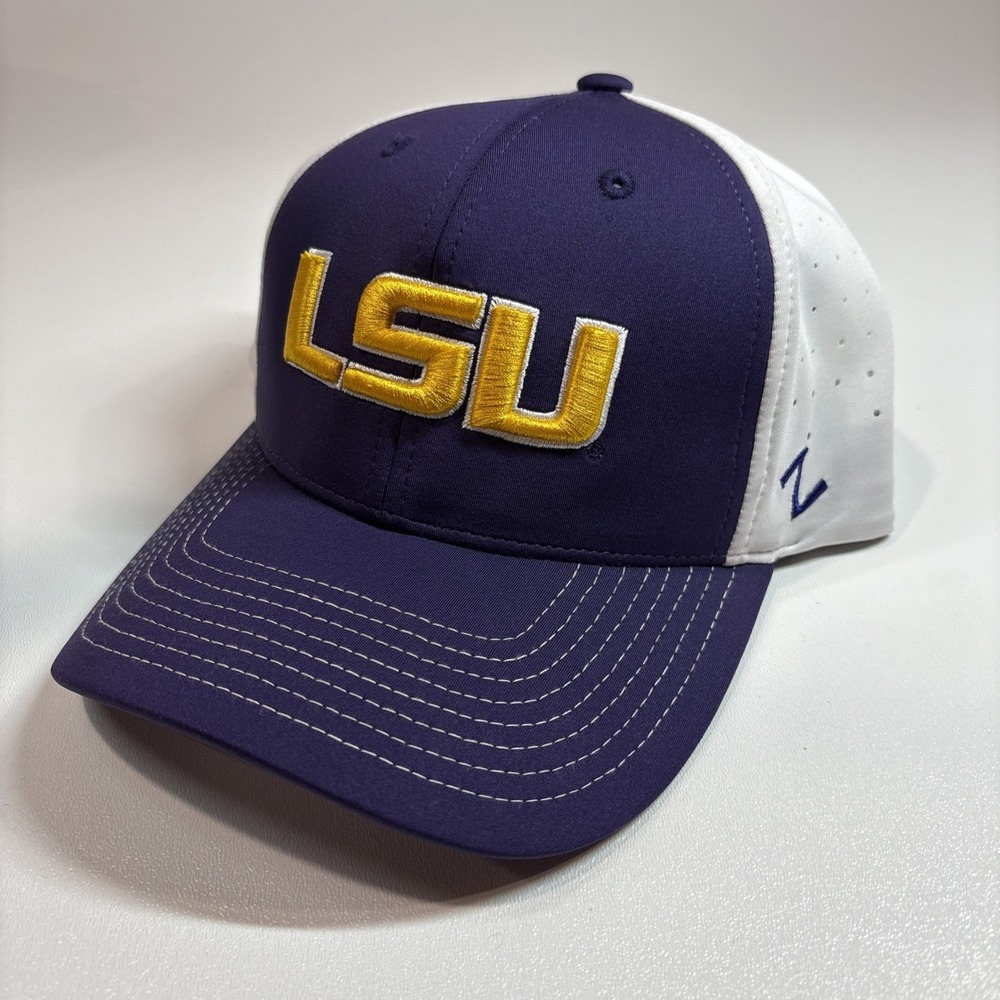 Zephyr NCAA LSU Tigers Hat Cap NWOT Embroidered Large - Rare Sample Hat